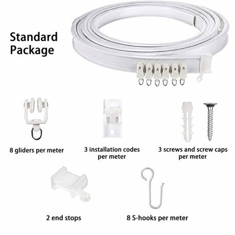 Curtain Track 4M [Including Accessories]