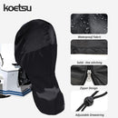 Black 420D Waterproof & UV Resistant Full Outboard Motor Cover, Marine Engine Dust & Dirt Protector (Fits 30-60 HP)