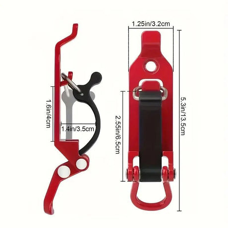 8 Pcs Fixed Hanging Latch Black