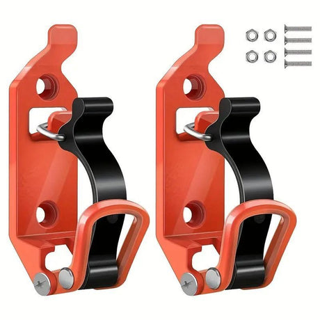 8 Pcs Fixed Hanging Latch Black