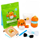 2 Pack Beginner Crochet Kit, Dinosaur & Fox Crochet Set with English Step-by-Step Video Tutorial Cards, Complete DIY Craft Supplies for New Crocheters 010