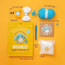 2 Pack Beginner Crochet Kit, Dinosaur & Fox Crochet Set with English Step-by-Step Video Tutorial Cards, Complete DIY Craft Supplies for New Crocheters 010