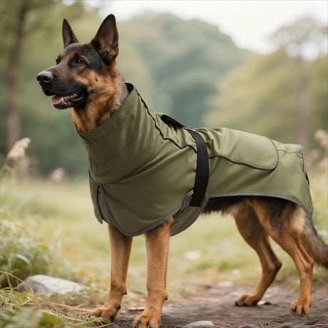 Winter Warm Pet Coat, Outdoor Cold Proof Dog Jacket-orange