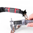 Bike Combination Lock - Black Red, 0.9m