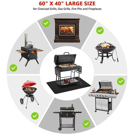 Silicone Heat Resistant Mat 48x30in