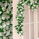 Artificial Rose Vine - White 2.5m