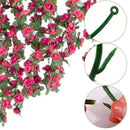 Artificial Rose Vine - Hot Pink 2.5m
