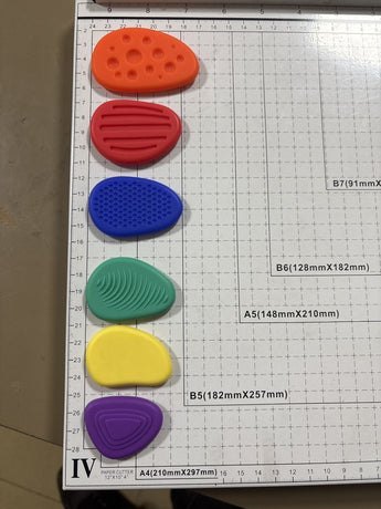 5Packs Silicone Sensory Stones Old
