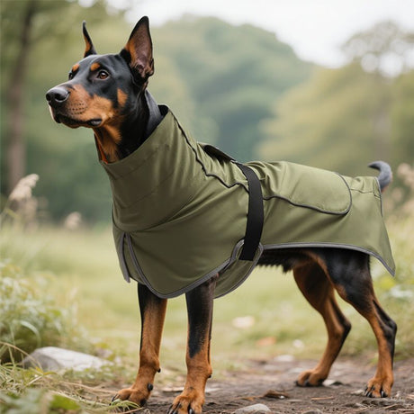 Dog Winter Fleece-Vibrant Orange XXL
