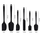 6Pcs Food-Grade Silicone Scraper Set, Baking Cream Spatulas (Yellow)(2 set/12PCS)