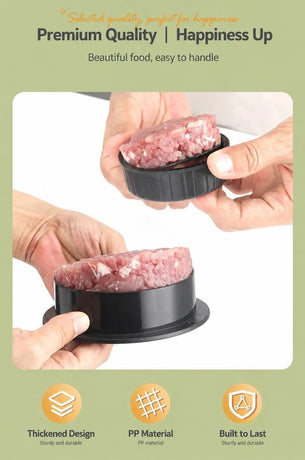 Hamburger Patty Press, Self-adhesive Bag Packaging