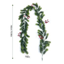 Christmas Artificial Pine Needle Red Berry Decoration