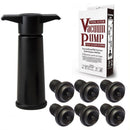 red Wine Vacuum Pump with Preserver Stopper, Wine Fresh Keeping Set