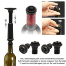 red Wine Vacuum Pump with Preserver Stopper, Wine Fresh Keeping Set