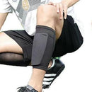2 Pairs Soccer Shin Guard Sock Black Size M