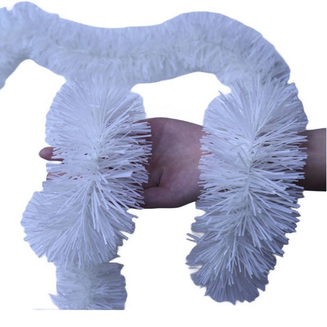 Thick Tinsel Garland 2M Party Decor White 5pcs