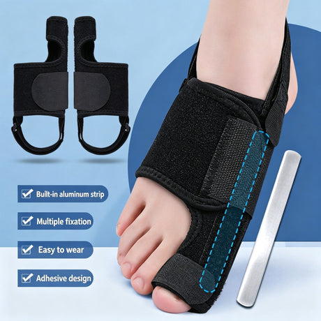 Bunion Brace Black 2PC