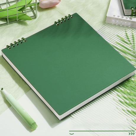 Blank Notebook Dark Green 60 Sheets/120 Pages