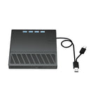 CD/DVD Burner & Card Reader Black