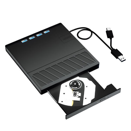 CD/DVD Burner & Card Reader Black