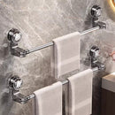 30–60 cm extendable towel rail, no drilling required, with strong suction cups, suitable for wall-mounted storage in bathrooms and kitchens