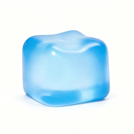 Soft Cube Squishy 5.6cm Mood Boost Fidget Toy (blue)