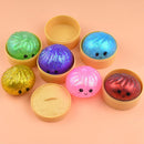 6Pcs Glitter Cute 5.5cm Bun Squishy Anxiety Relief Toy