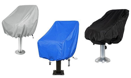 Waterproof Gray Large Boat Captain Seat Cover