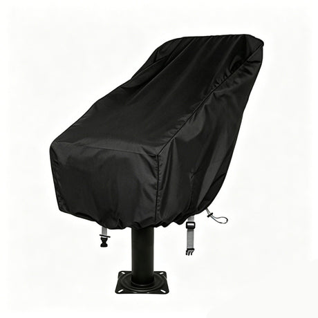 Waterproof Black Large Boat Captain Seat Cover
