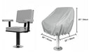 Waterproof Black Large Boat Captain Seat Cover