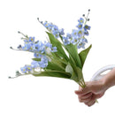 Artificial Yellow Lily of The Valley, Healing Decor, 3 Pack