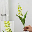 Artificial Yellow Lily of The Valley, Healing Decor, 5 Pack