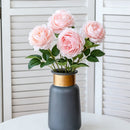 Artificial Pink French Peony, Sweet Decor, 2 Pack