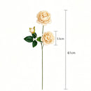 Artificial Champagne French Peony, Gentle Decor, 3 Pack