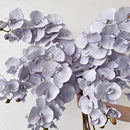 Artificial Oil Painting Phalaenopsis, Light Purple, 1 Pack