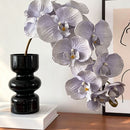 Artificial Oil Painting Phalaenopsis, Light Purple, 3 Pack