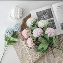 Artificial Hydrangea, Champagne Warm Decor, 7 Pack