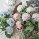 Artificial Hydrangea, Champagne Warm Decor, 7 Pack