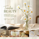Native Countryside Vibe Artificial Chamomile Daisy, Easy Styling For Australian Household 60 pcs