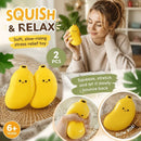 Sunny Yellow Banana Creamy Squishy 2 Pack, Daily Unwind Twin Set