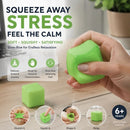Refreshing 5.5cm Solid Green Ice Cube Squishy