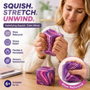 Dreamy 5.5cm Marbled Purple Ice Cube Squishy