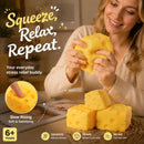 Relaxing Square Cheese Squishy, 7cm × 7cm