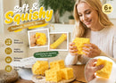 Mellow Triangle Cheese Squishy 2 Pack, 7cm × 6cm × 4cm