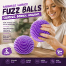 Mellow Spiky Ball Squishy Purple 2 Pack