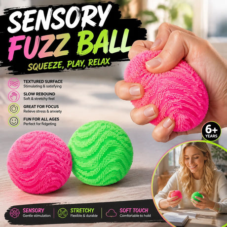 Fresh Duo Pink & Green Spiky Ball Squishy 2 Pack