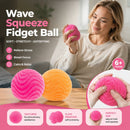 Bright Duo Pink & Yellow Spiky Ball Squishy 2 Pack