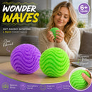 Earthy Duo Purple & Green Spiky Ball Squishy 2 Pack