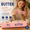 Ultra Soft Slow Rebound Stress Relief Toy, Pink Butter Stick 23cm