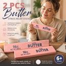 Pink Butter Stick 23cm Stress Relief Toy 2 Pack, Lovely Present